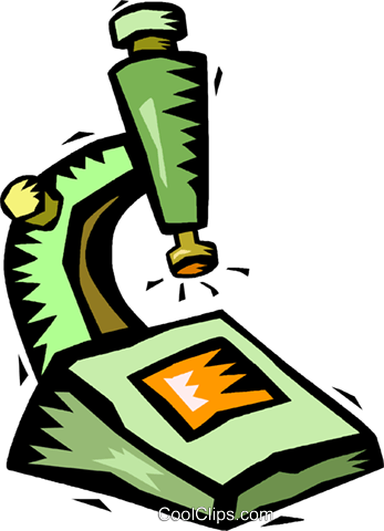Microscope Royalty Free Vector Clip Art Illustration - Microscope Royalty Free Vector Clip Art Illustration (347x480)