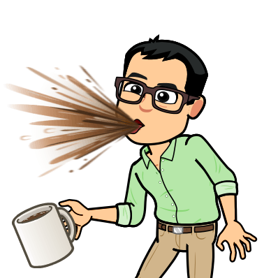 In My Freshman Year Of College, I Realized That Working - Bitmoji Funny (398x398)