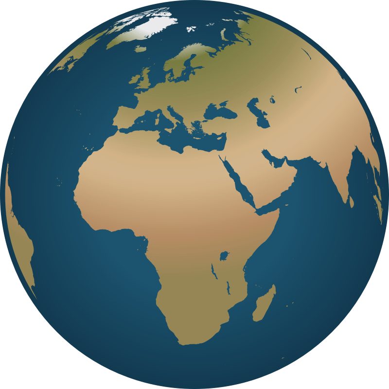 Earth Globe Africa Clip Art - Africa Globe (800x800)