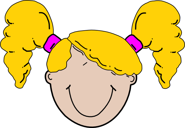 This Free Clip Arts Design Of Girl Blond - This Free Clip Arts Design Of Girl Blond (600x418)