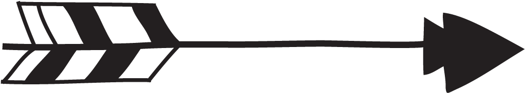 Arrows Clip Art Black And White , Png Download - Arrows Clip Art Black And White (1022x182)