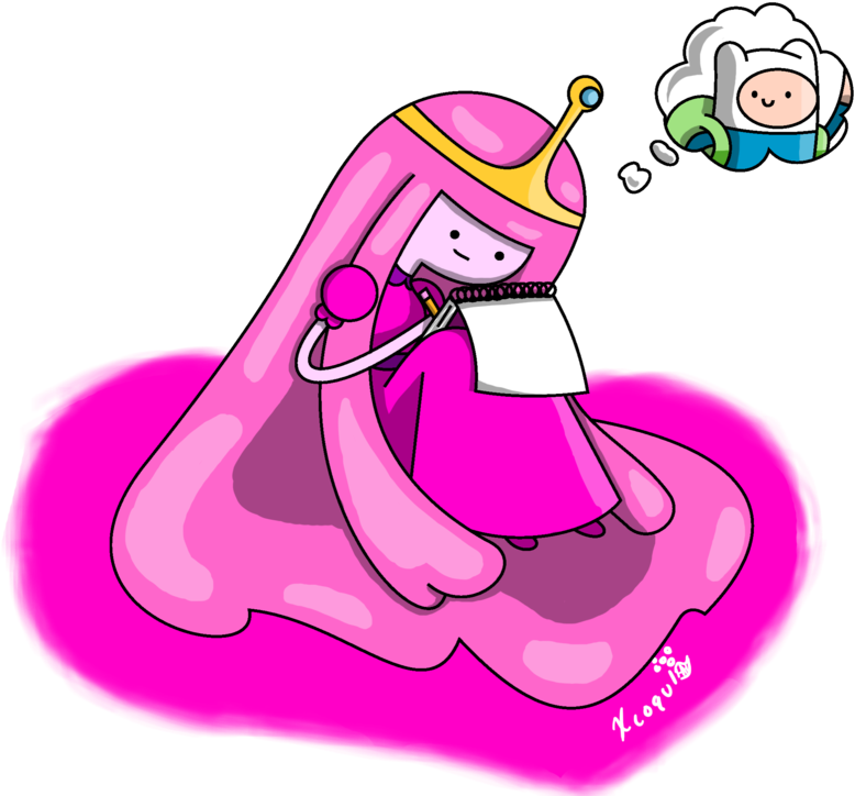 Chicle X Finn Adventure Time Characters, Flame Princess, - Finn And Princess Bubblegum (900x855)