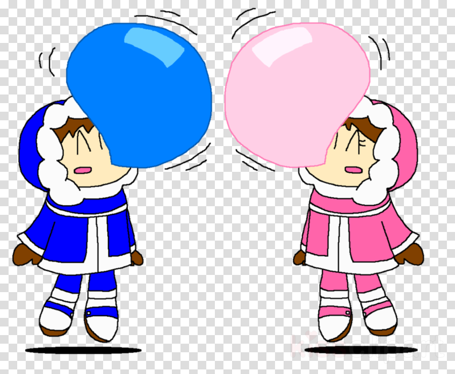 Bubble Gum Clipart Chewing Gum Bubble Gum - Popo Ice Climbers Manga (900x740)