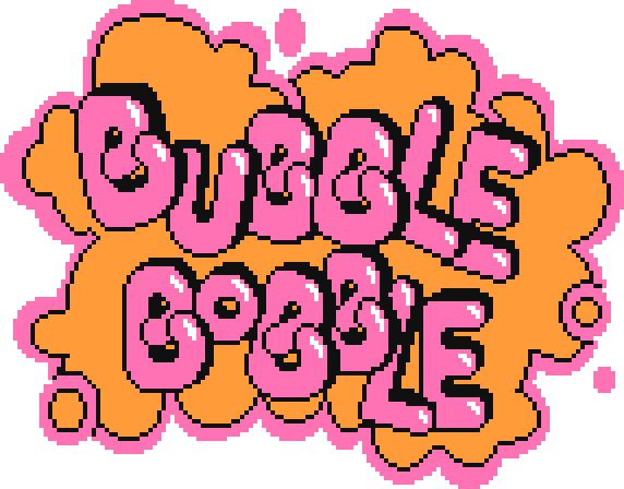 Chewing Gum - Bubble Bobble Nes Logo (572x448)