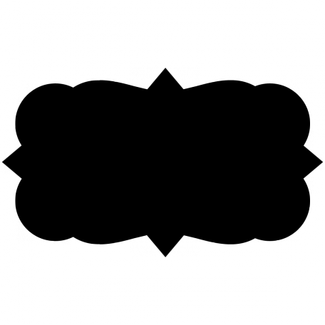 Tag Shape 54- Template For Banner - Tag Shape 54- Template For Banner (456x456)