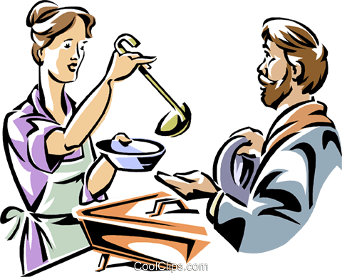 Baking Clipart Transparent - Soup Kitchen Clipart (480x389)