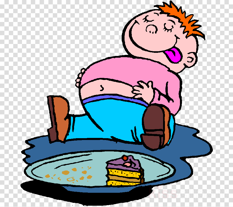 Eating Too Much Cartoon (900x800)