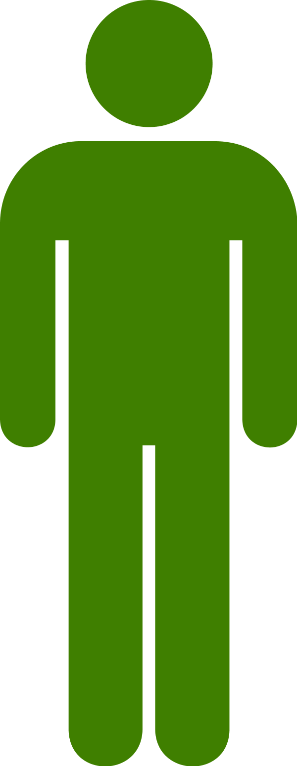 Person Icon Png Green (600x1546)