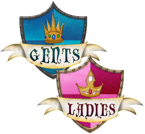 Fairytales On Behance Behance, Toilet Signs, Signages - Emblem (600x600)