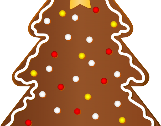 Cookie Clipart Xmas - Gingerbread Christmas Tree Clipart (640x480)