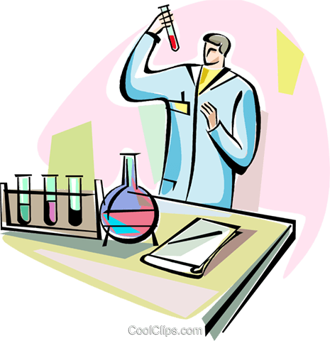 Scientists And Researchers Royalty Free Vector Clip - Research Clipart (465x480)