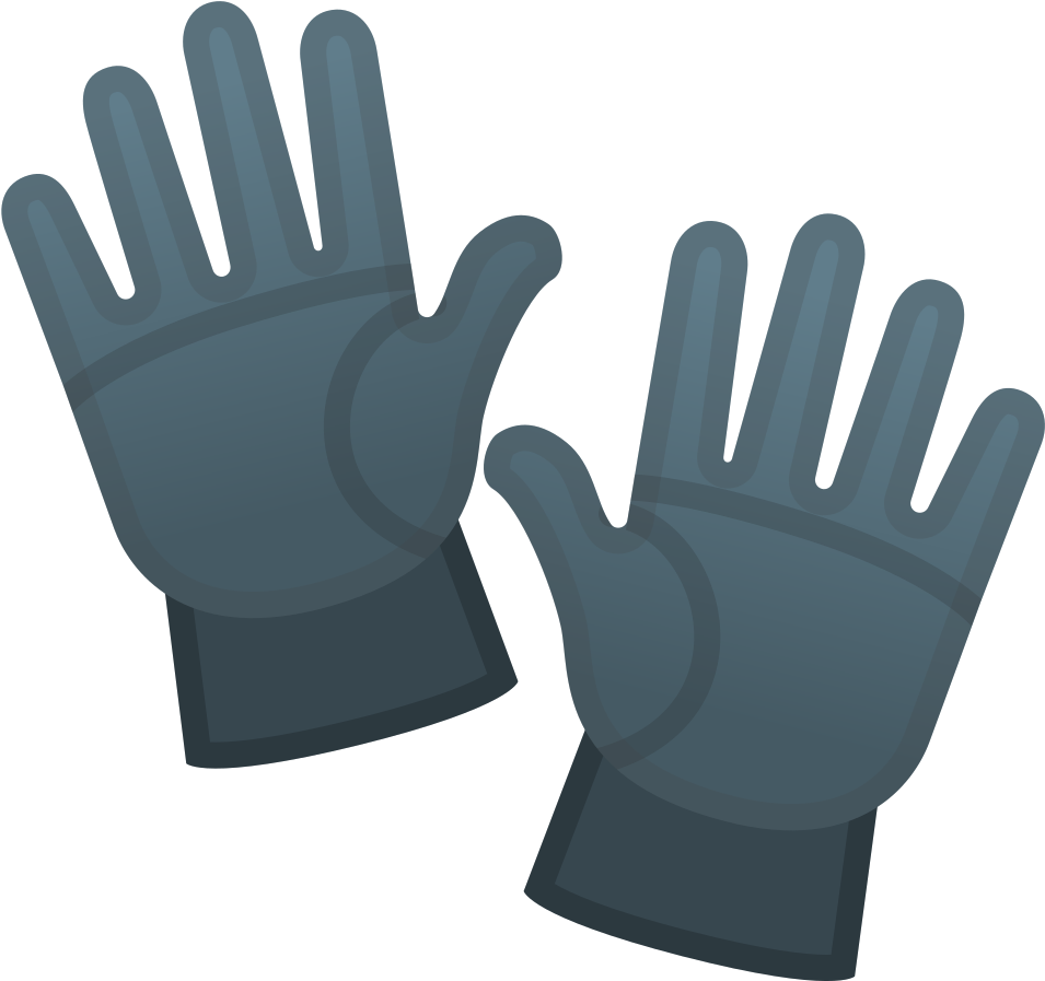 Gloves Clipart Medical Glove - Safety Gloves Icon Png (1024x1024)