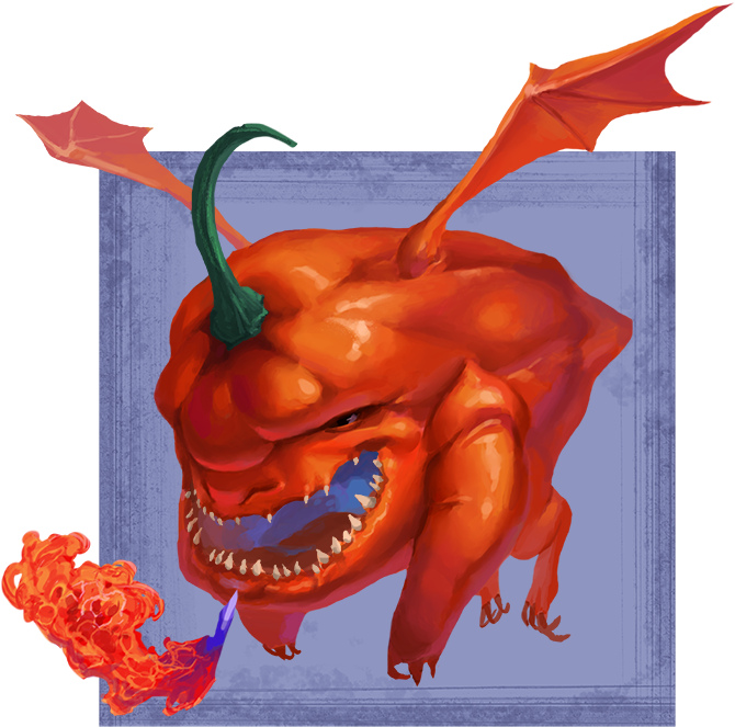 Habanero Dragon By Phill-art - Illustration (800x795)