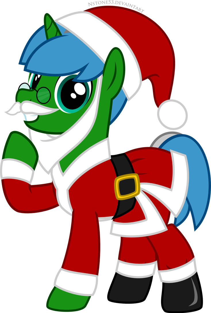 Santa Helper By Nstone53 - Cartoon (734x1089)