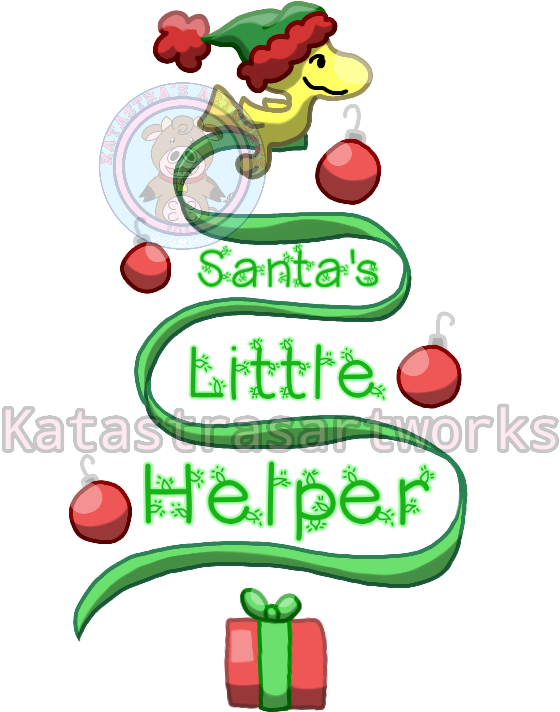 Santa's Little Helper By Katastra - Santa's Little Helper By Katastra (768x768)