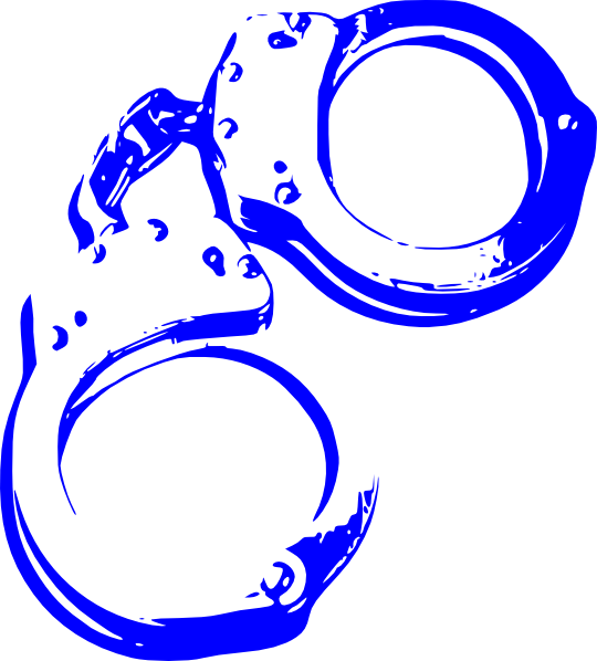 How To Set Use Blue Handcuffs New Svg Vector - How To Set Use Blue Handcuffs New Svg Vector (540x598)