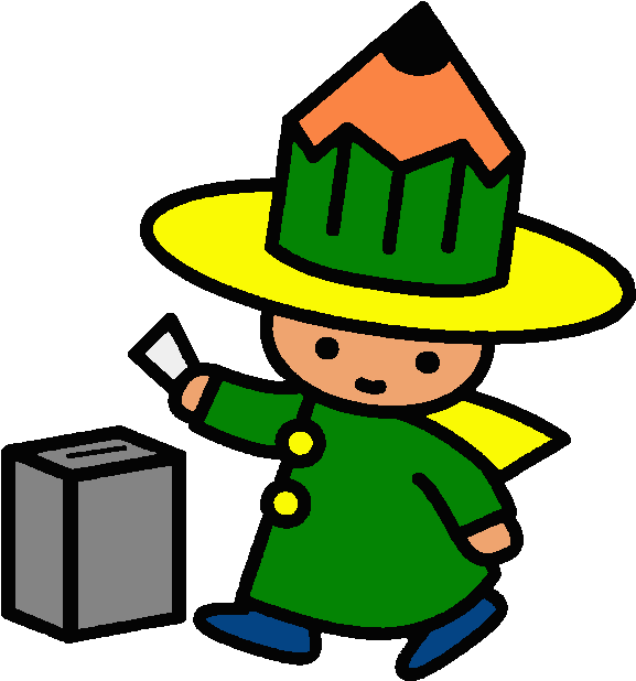 Election Promotion Meeting Mascot Character Gills Bo - えら 坊 (667x678)