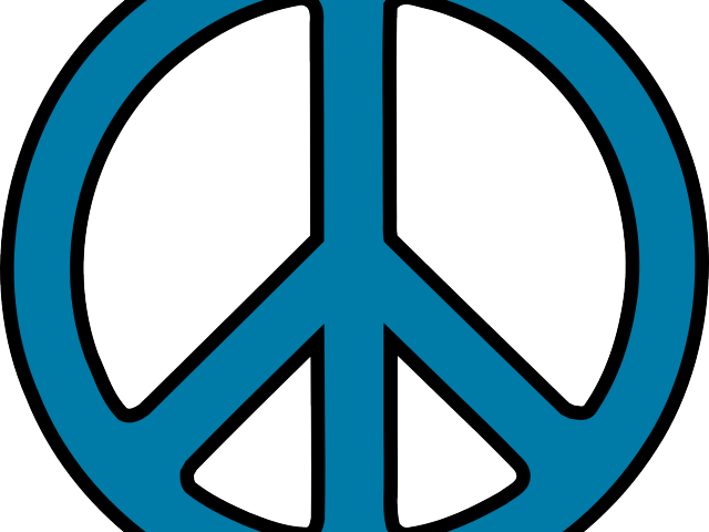 Peace Sign Clipart Symbolism - Hd Peace Symbol (640x480)