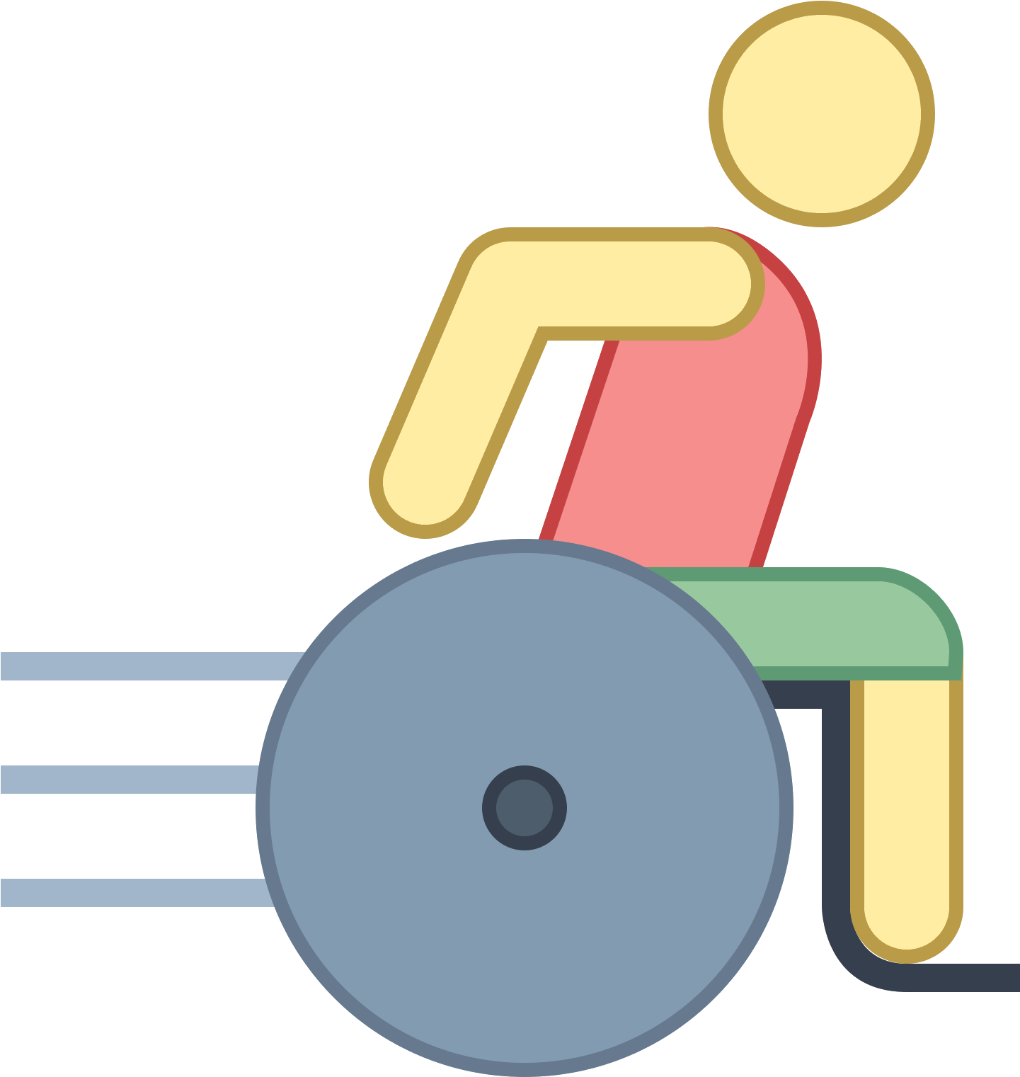 Injury Clipart Disabled Person - Injury Clipart Disabled Person (1600x1600)