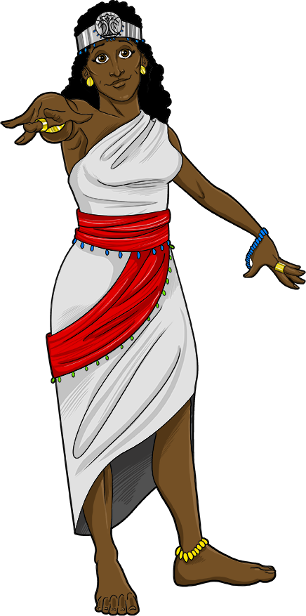 God Clipart Worshiping - Moabite Women Bible (436x877)