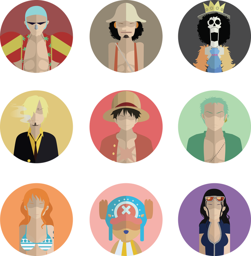 One Piece Icons By Classy-blue - One Piece Icons By Classy-blue (800x817)