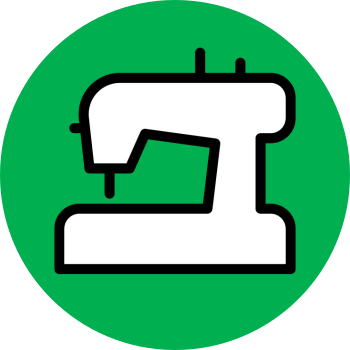 Sewing Classes - Dress Making Icon Png (350x350)