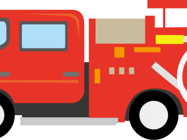Fire Truck Clipart Preschool - Red Fire Engine Clipart (640x480)