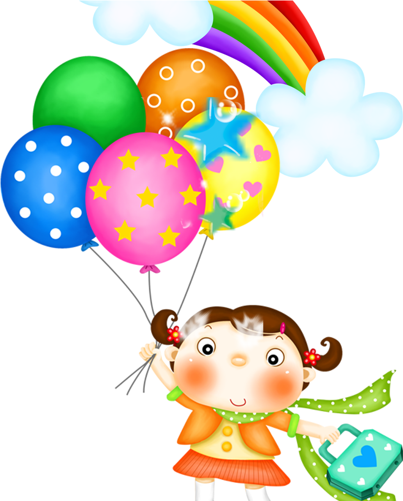 Balloon Clipart Message - Text Happy Childrens Day Png (1000x1000)