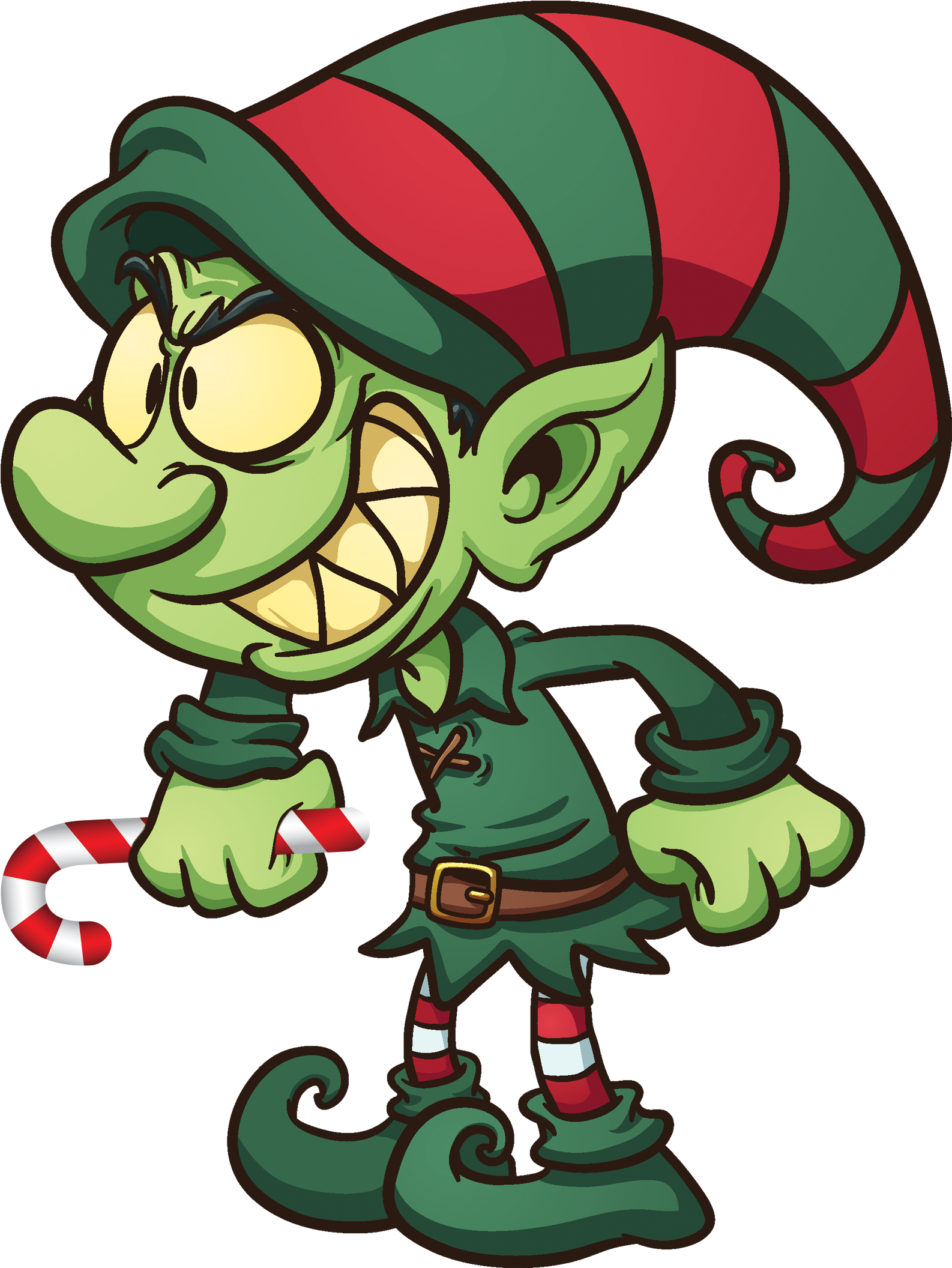 Candy Cane Hunt - Evil Christmas Elf (1728x2316)