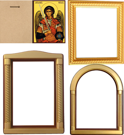 Custom Laminated Icon Prints From Customer Supplied - Picture Frame (400x437)