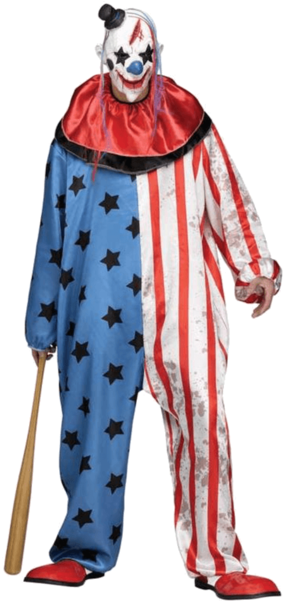 Clip Art Images - Killer Clown Halloween Costumes (379x600)