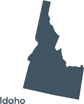 U - S - States - Shapes And Names - Idaho - Clipart - Clipart Idaho (399x399)