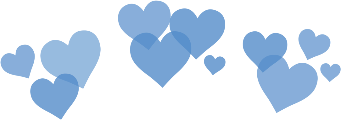 Blue Transparent Tumblr Transparent Background - Transparent Heart Crown Png (1280x640)