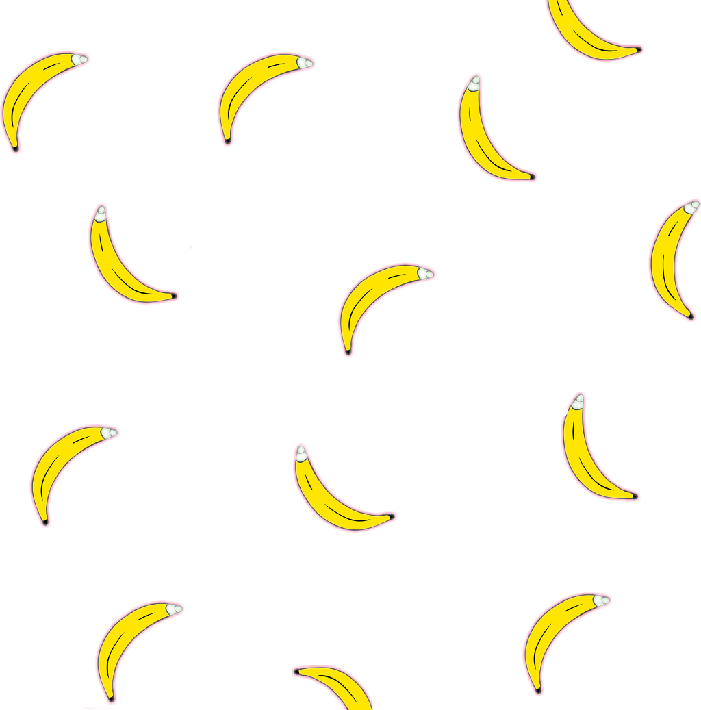Cute Tumblr Backgrounds - Banana Png (1024x1037)