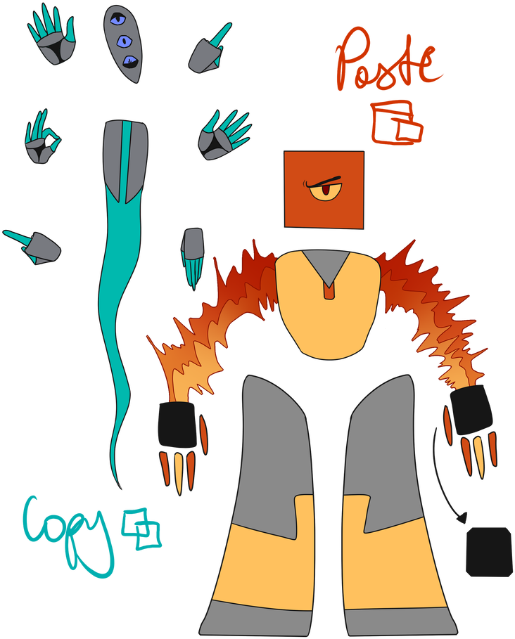 Copy 'n Paste By Crunchiedraw - Cartoon (824x970)