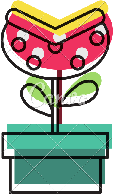 Moved Color Videogame Bag Plant Inside Tube - Cartoon (800x800)