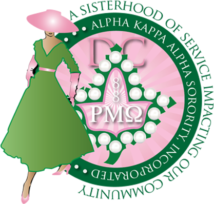 Rho Mu Omega Chapter Alpha Kappa Alpha Sorority - Cool Alpha Kappa Alpha (424x404)