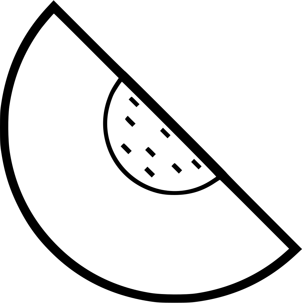 Cantaloupe Comments - Line Art (980x982)