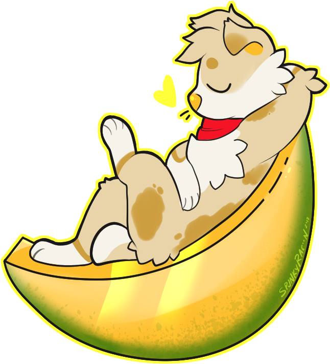 Cantaloupe By Spunkyracoon - Cantaloupe By Spunkyracoon (692x732)
