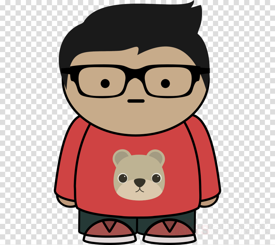 Cartoon Boy With Glasses Clipart Glasses Clip Art - Man Clipart (900x800)
