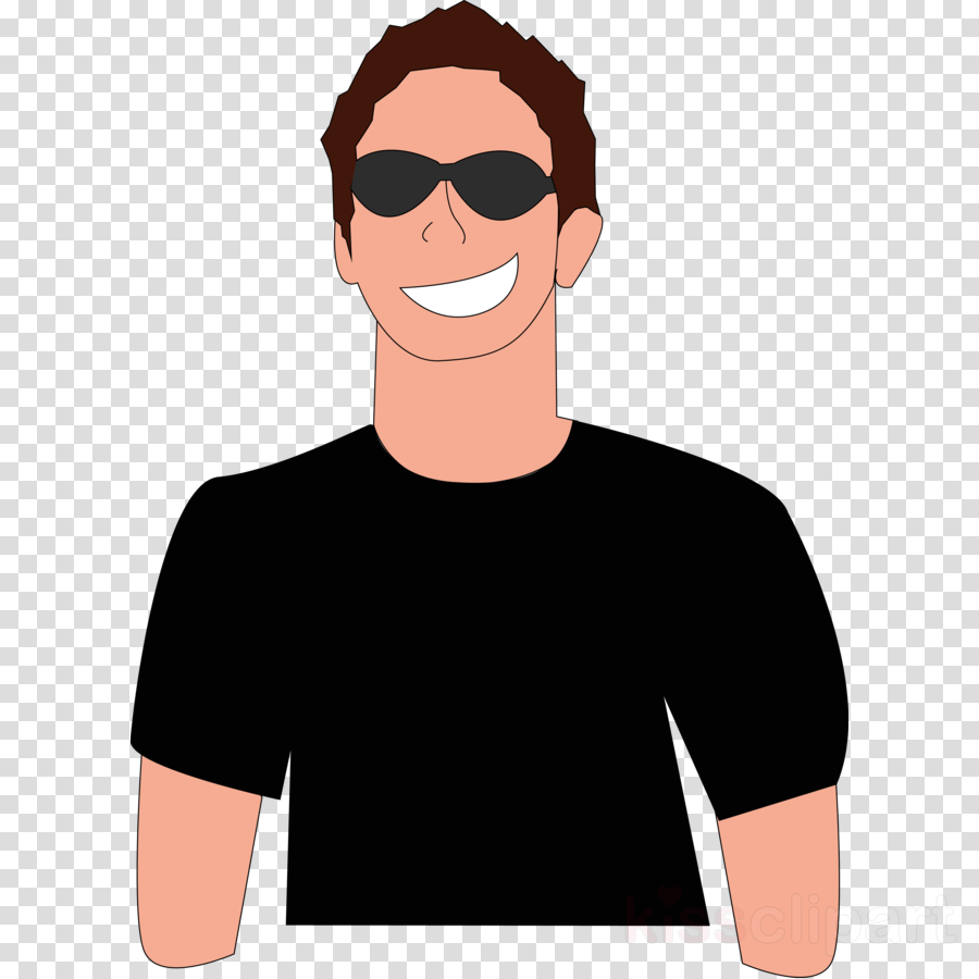 Cartoon Man With Sunglasses (900x900)