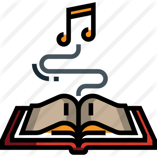 Music Book Free Icon - Book And Music Icon Png (512x512)