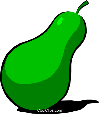 Pears Royalty Free Vector Clip Art Illustration - Pears Royalty Free Vector Clip Art Illustration (417x480)