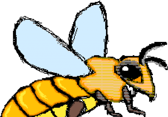 Heh Clipart Bee - Honeybee (640x480)