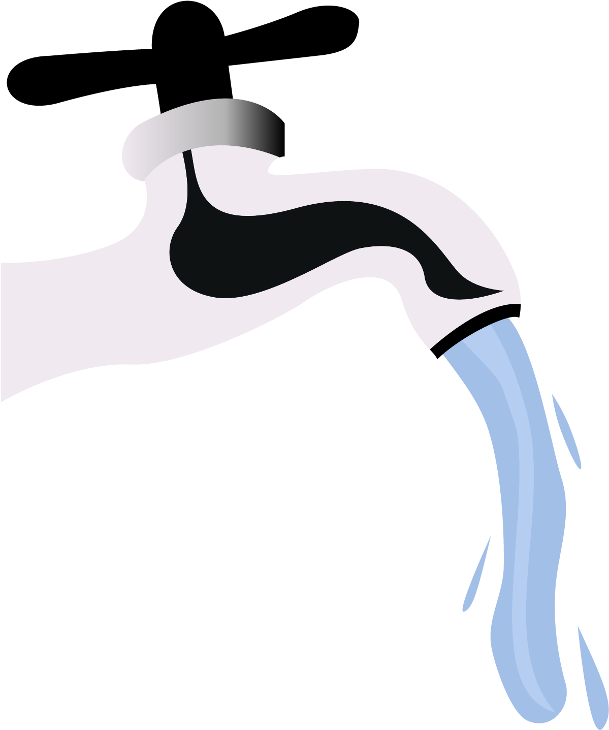 Tap Clip Art Silver Open Transprent Png - Money Spigot (2156x1969)