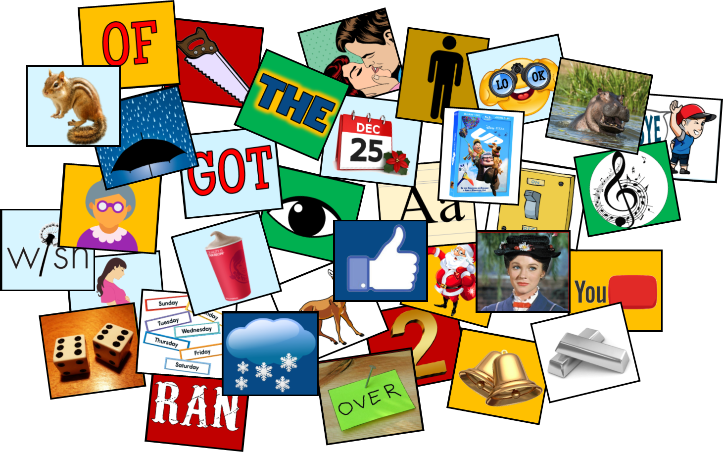 They Then Scramble Through Those Pictures And Try And - Christmas Song Picture Scramble (1461x913)