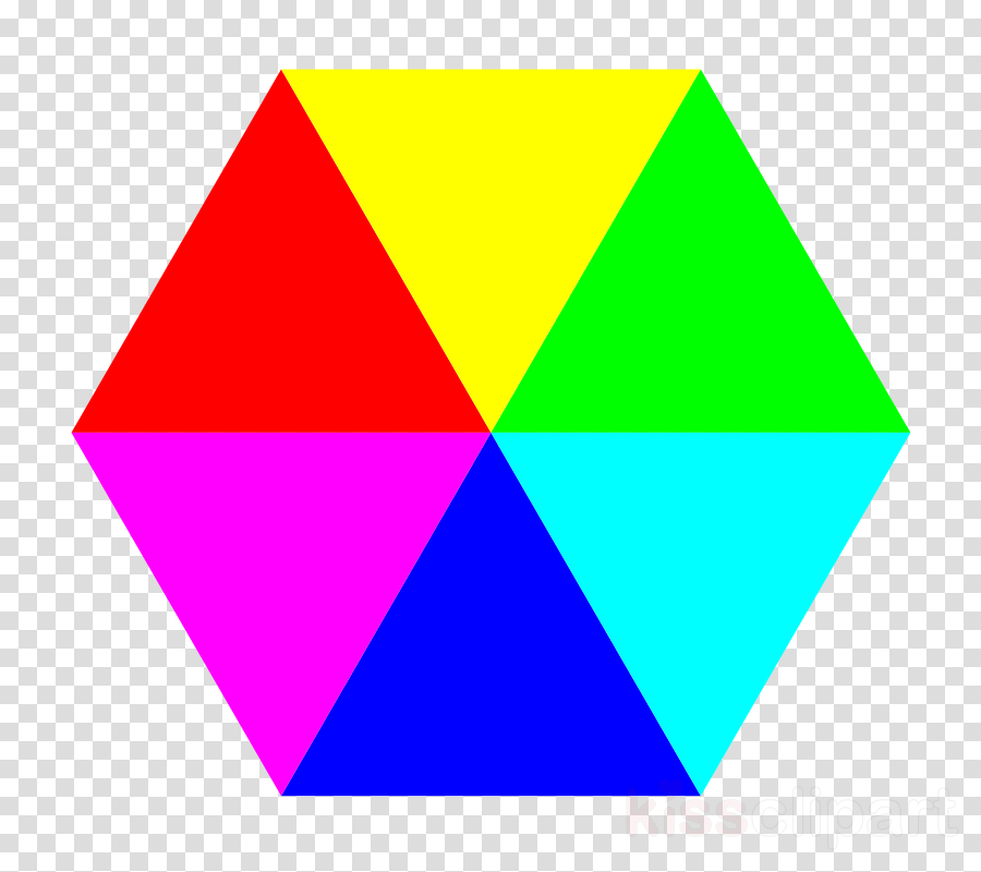 Colourful Hexagon Clipart Hexagon Triangle Clip Art - Png Eyes Blue Color (900x800)