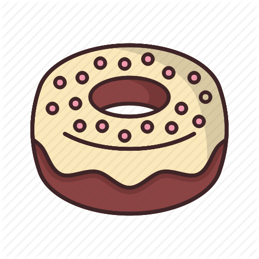 Clip Art Freeuse Download Doughnut Vector Illustrator - Doughnut (512x512)