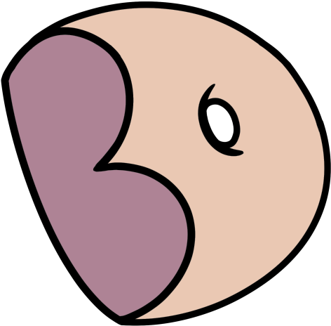 Big Smile Clip Art - Steven Universe Big Donut Logo (500x495)