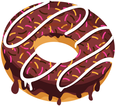 Doughnut Transparent Cake - Chocolate Donut Transparent (512x512)